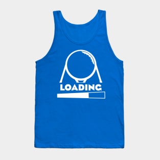 RollerCoaster Loading - White Tank Top